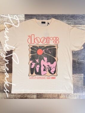 Kith Records for The Doors Live 1969 Vintage Tee • Sandrift • 2026